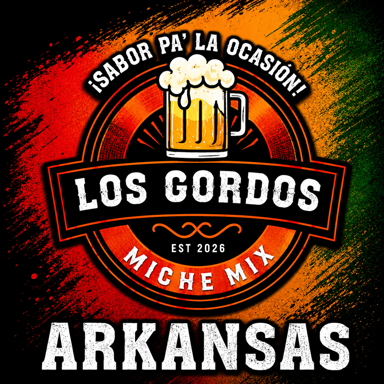 Logo Los Gordos Miche Mix, Arkansas